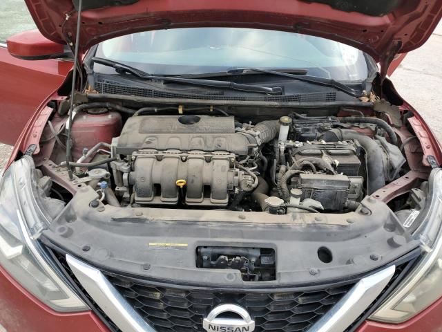 3N1AB7AP1GY335919 - 2016 NISSAN SENTRA S RED photo 11