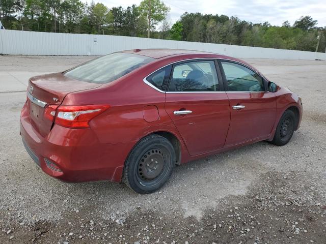 3N1AB7AP1GY335919 - 2016 NISSAN SENTRA S RED photo 3