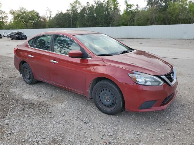 3N1AB7AP1GY335919 - 2016 NISSAN SENTRA S RED photo 4