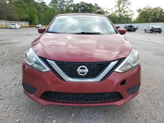 3N1AB7AP1GY335919 - 2016 NISSAN SENTRA S RED photo 5