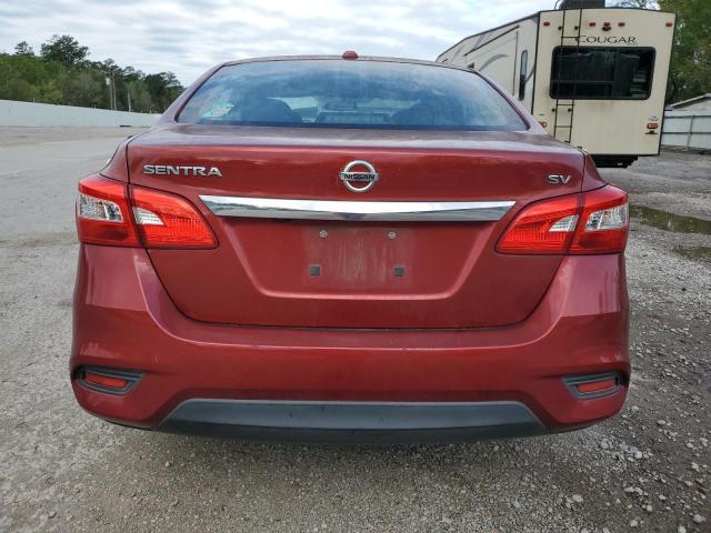 3N1AB7AP1GY335919 - 2016 NISSAN SENTRA S RED photo 6