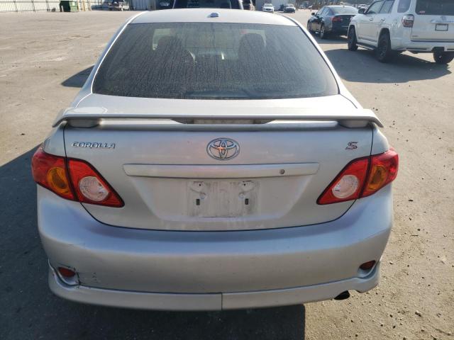 1NXBU4EE9AZ205363 - 2010 TOYOTA COROLLA BASE SILVER photo 6