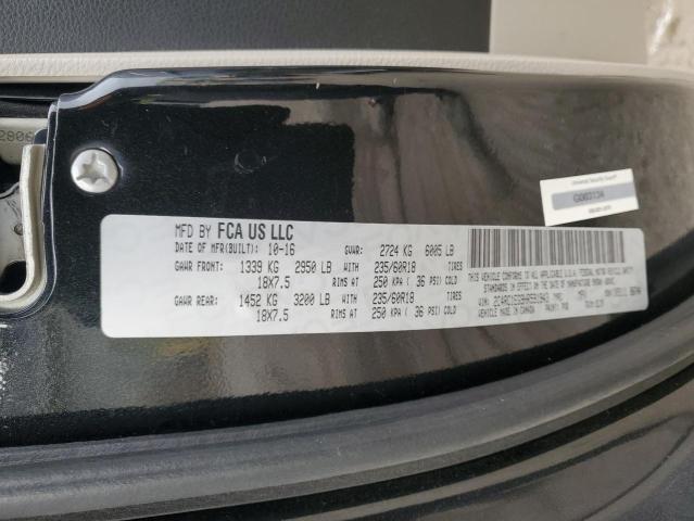 2C4RC1EG9HR591943 - 2017 CHRYSLER PACIFICA TOURING L PLUS BLACK photo 13