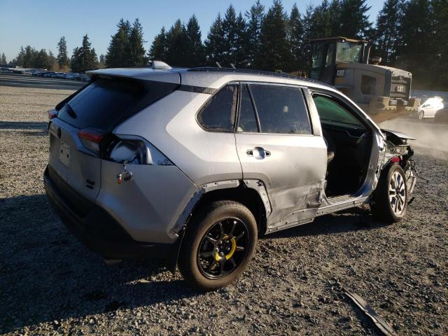 2T3A1RFV4KC054085 - 2019 TOYOTA RAV4 XLE PREMIUM SILVER photo 3