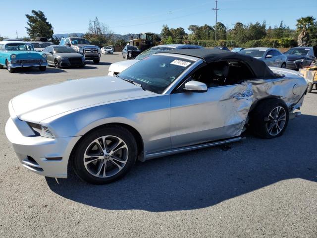 1ZVBP8EM1E5243841 - 2014 FORD MUSTANG SILVER photo 1