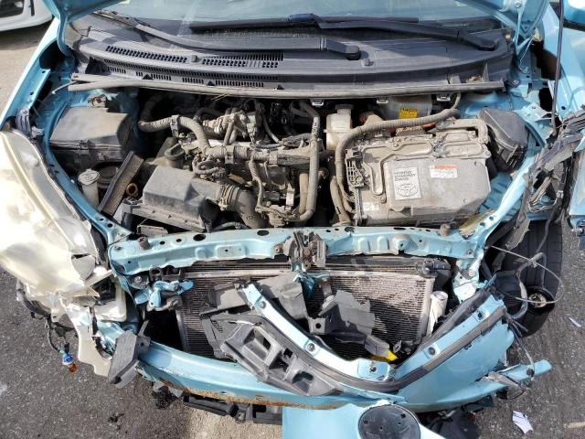 JTDKDTB32C1028743 - 2012 TOYOTA PRIUS C BLUE photo 12