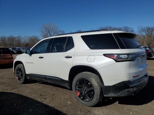 1GNEVKKW0KJ307676 - 2019 CHEVROLET TRAVERSE PREMIER WHITE photo 2