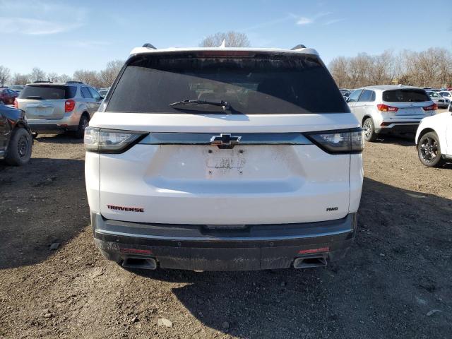 1GNEVKKW0KJ307676 - 2019 CHEVROLET TRAVERSE PREMIER WHITE photo 6