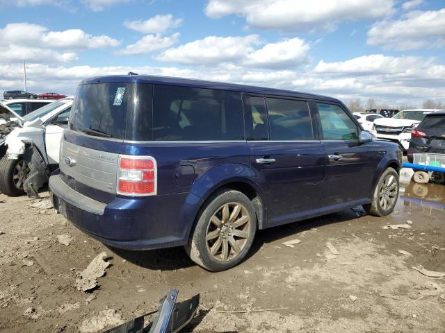 2FMHK6DC3BBD05008 - 2011 FORD FLEX LIMITED BLUE photo 3