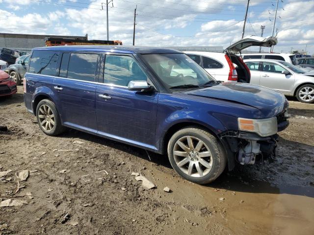 2FMHK6DC3BBD05008 - 2011 FORD FLEX LIMITED BLUE photo 4