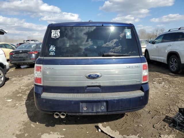 2FMHK6DC3BBD05008 - 2011 FORD FLEX LIMITED BLUE photo 6