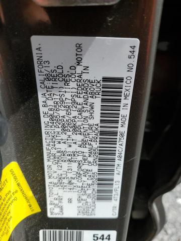 3TMJU4GNXDM155255 - 2013 TOYOTA TACOMA DOUBLE CAB PRERUNNER TAN photo 12