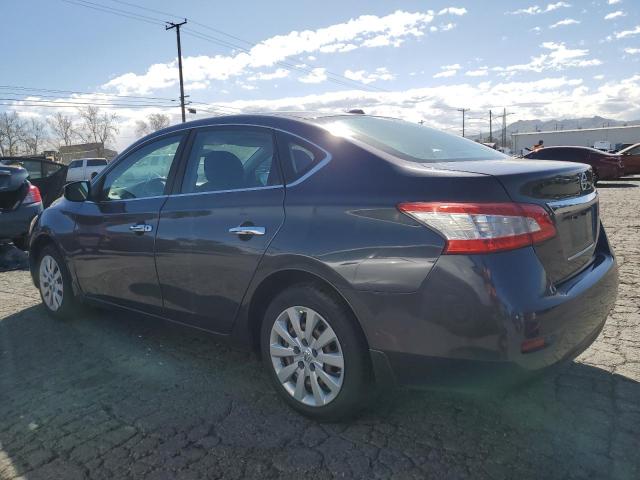 3N1AB7AP0FL693721 - 2015 NISSAN SENTRA S GRAY photo 2