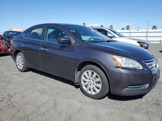 3N1AB7AP0FL693721 - 2015 NISSAN SENTRA S GRAY photo 4