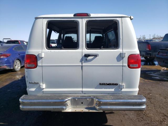 2B7HB11X72K110639 - 2002 DODGE RAM VAN B1500 WHITE photo 6