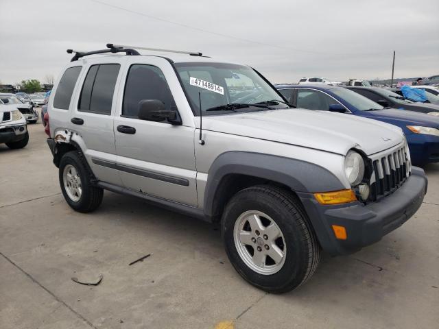 1J4GL48K37W543296 - 2007 JEEP LIBERTY SPORT GRAY photo 4