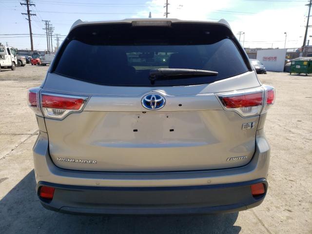 5TDDCRFH6GS016060 - 2016 TOYOTA HIGHLANDER HYBRID LIMITED CREAM photo 6