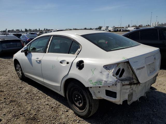 2HGFB2F51CH311229 - 2012 HONDA CIVIC LX WHITE photo 2