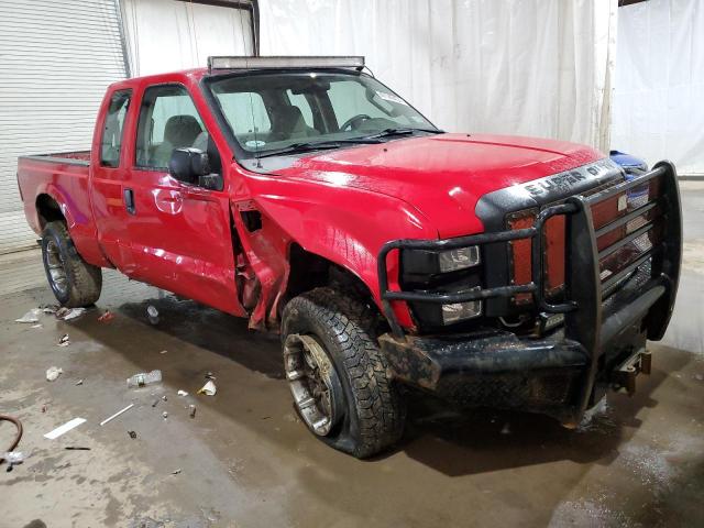 1FTSX21558EC06651 - 2008 FORD F250 SUPER DUTY RED photo 4
