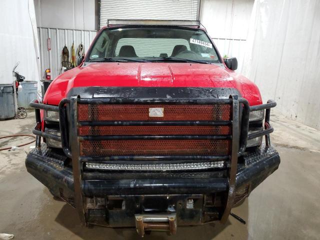 1FTSX21558EC06651 - 2008 FORD F250 SUPER DUTY RED photo 5
