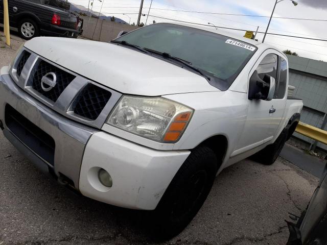 1N6AA06B84N540809 - 2004 NISSAN TITAN XE WHITE photo 1