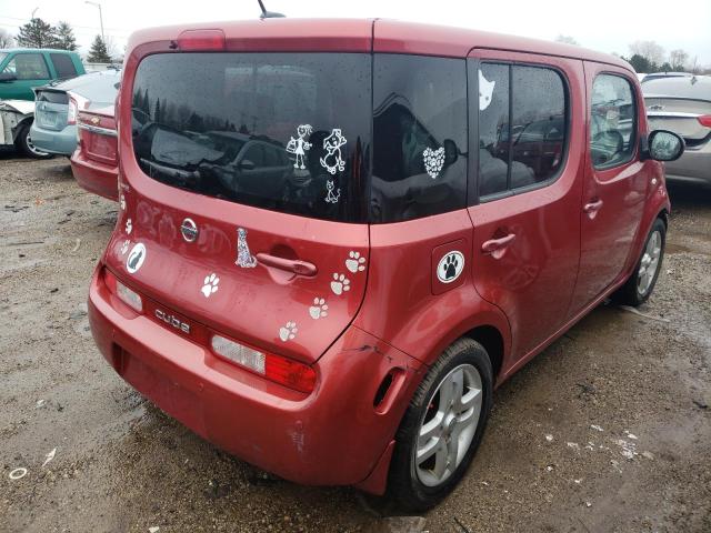 JN8AZ28R69T101150 - 2009 NISSAN CUBE BASE RED photo 3