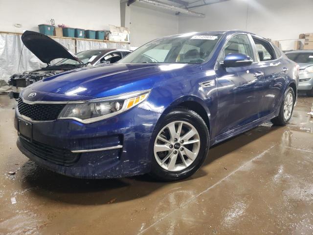 5XXGT4L36JG250166 - 2018 KIA OPTIMA LX BLUE photo 1