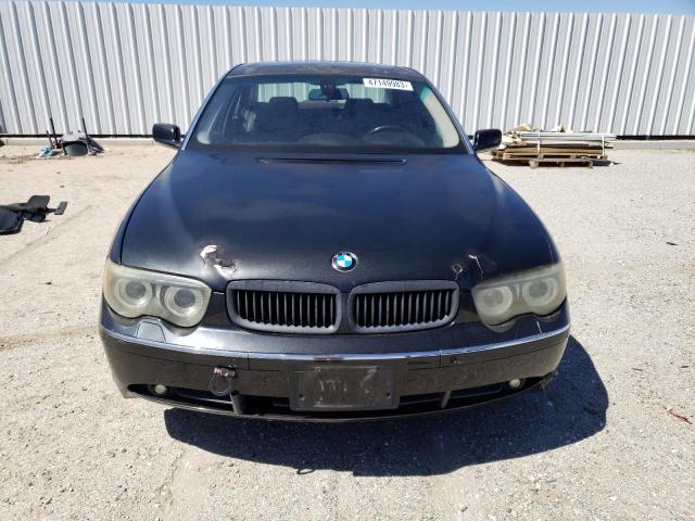 WBAGN63544DS52775 - 2004 BMW 745 LI BLACK photo 5