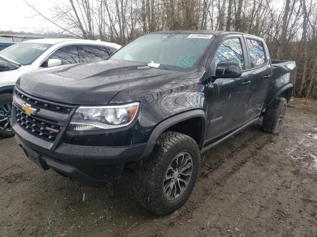 1GCPTEE1XJ1307191 - 2018 CHEVROLET COLORADO ZR2 BLACK photo 1