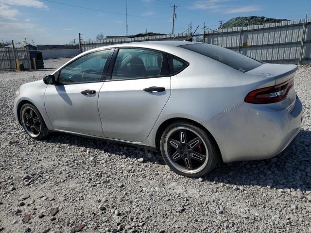 1C3CDFAH1DD100166 - 2013 DODGE DART SE SILVER photo 2