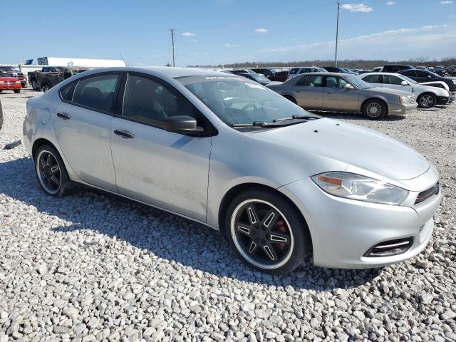 1C3CDFAH1DD100166 - 2013 DODGE DART SE SILVER photo 4