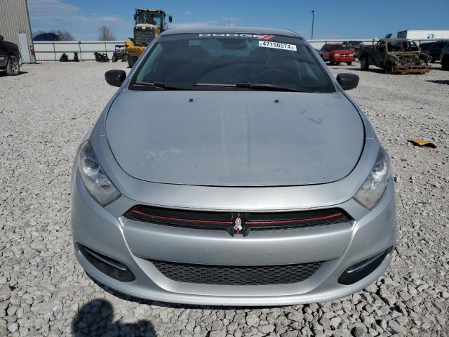 1C3CDFAH1DD100166 - 2013 DODGE DART SE SILVER photo 5