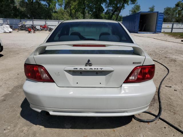 4A3AA46H33E130087 - 2003 MITSUBISHI GALANT ES WHITE photo 6