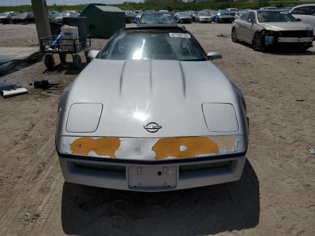 1G1YY0780F5106864 - 1985 CHEVROLET CORVETTE GRAY photo 5