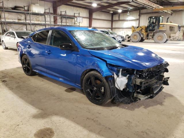 3N1AB8DVXMY307676 - 2021 NISSAN SENTRA SR BLUE photo 4