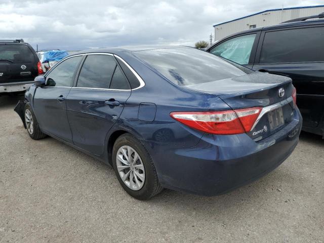 4T4BF1FK2FR494080 - 2015 TOYOTA CAMRY LE BLUE photo 2