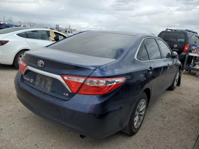 4T4BF1FK2FR494080 - 2015 TOYOTA CAMRY LE BLUE photo 3