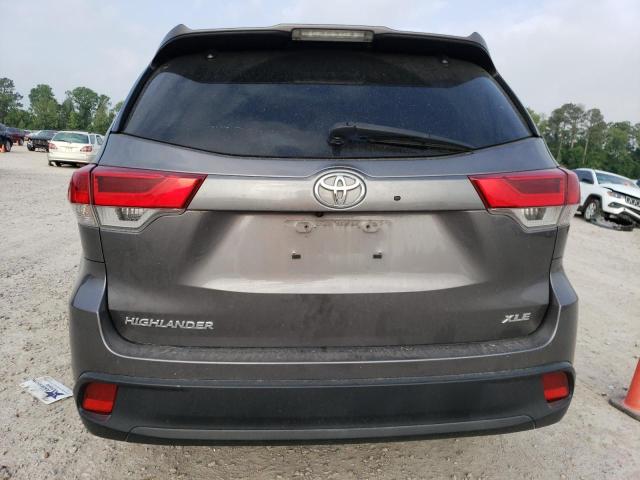 5TDKZRFH1KS571139 - 2019 TOYOTA HIGHLANDER SE GRAY photo 6