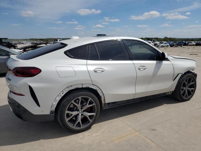 5UXCY8C02M9D83457 - 2021 BMW X6 M50I WHITE photo 3