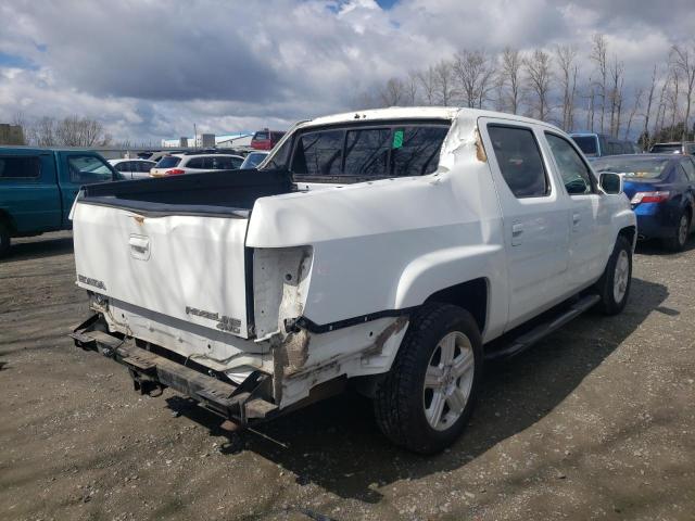 5FPYK1F58EB002553 - 2014 HONDA RIDGELINE RTL WHITE photo 3