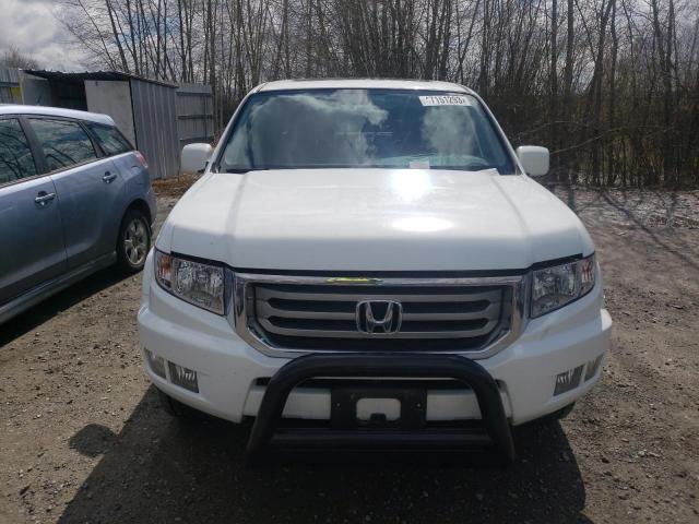 5FPYK1F58EB002553 - 2014 HONDA RIDGELINE RTL WHITE photo 5