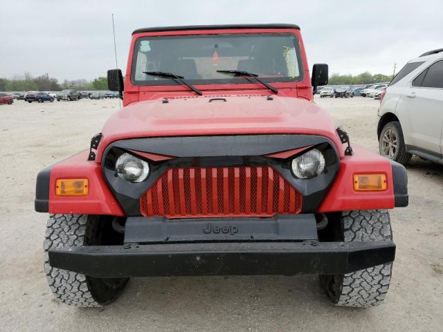 1J4FY29P6VP422104 - 1997 JEEP WRANGLER / SE RED photo 5