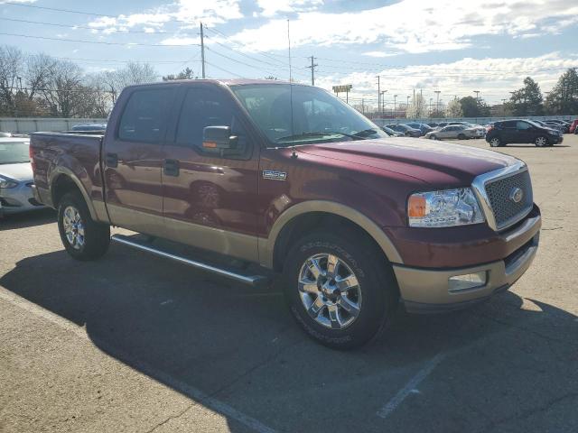 1FTPW14554KC31642 - 2004 FORD F150 SUPERCREW MAROON photo 4