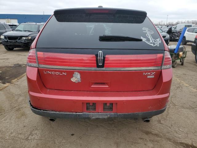 2LMDJ8JC7ABJ13076 - 2010 LINCOLN MKX RED photo 6