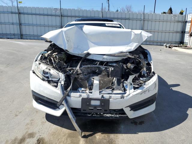 19XFC2F76GE054437 - 2016 HONDA CIVIC EX WHITE photo 5