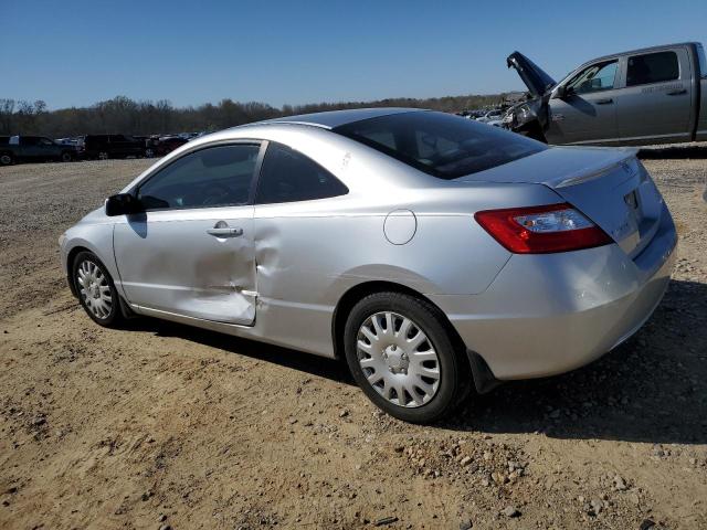 2HGFG12608H543709 - 2008 HONDA CIVIC LX SILVER photo 2