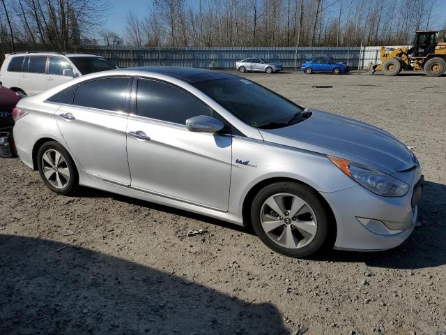 KMHEC4A49CA043140 - 2012 HYUNDAI SONATA HYBRID SILVER photo 4