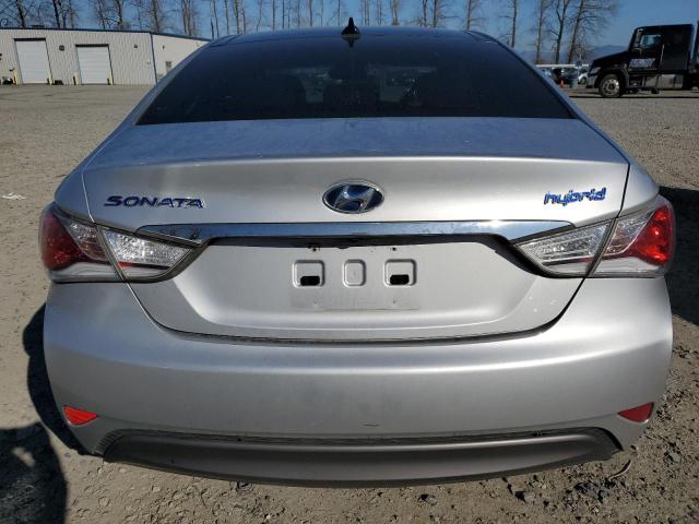 KMHEC4A49CA043140 - 2012 HYUNDAI SONATA HYBRID SILVER photo 6