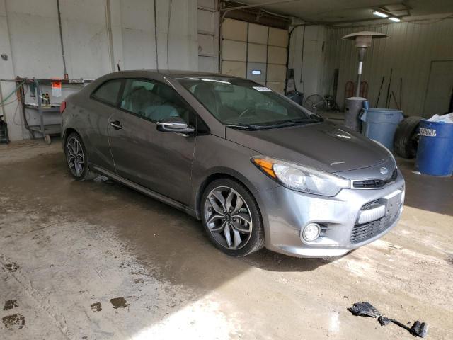 KNAFZ6A34E5248979 - 2014 KIA FORTE SX GRAY photo 4