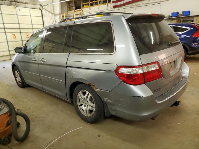 5FNRL38435B045739 - 2005 HONDA ODYSSEY EX SILVER photo 2